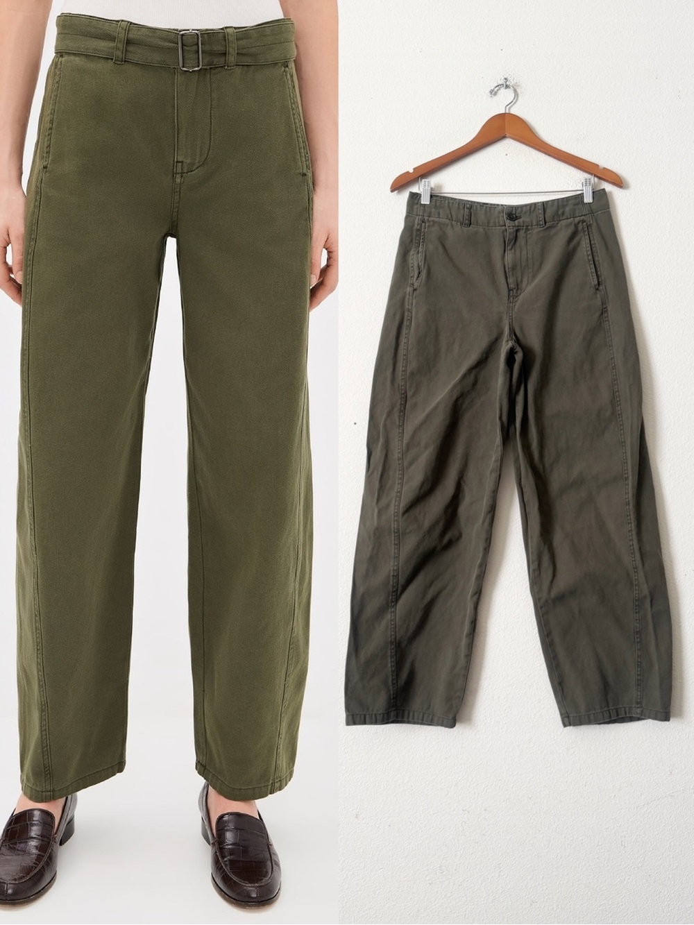 Alex Mill SIZE 4 9th Street Pant in military olive